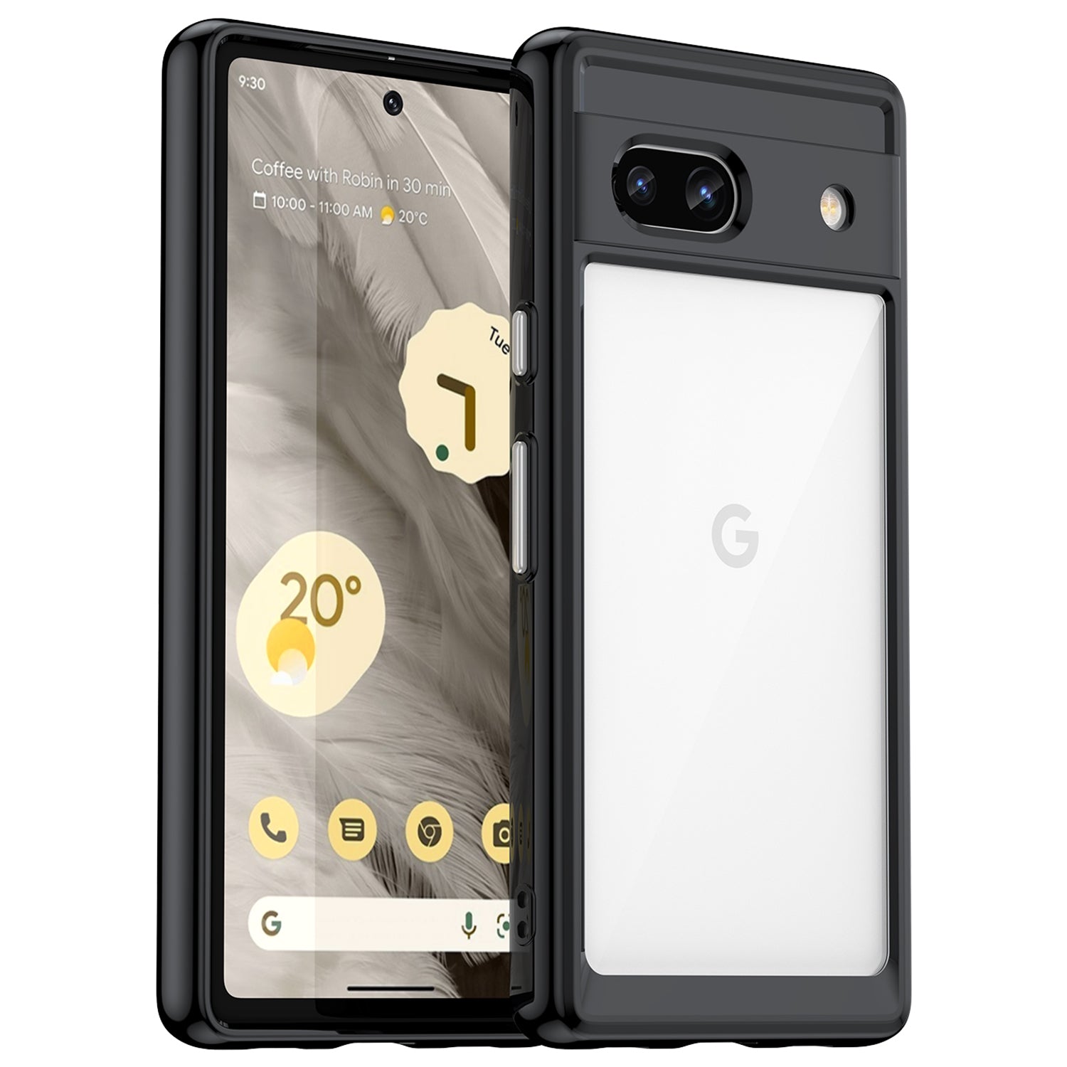 For Google Pixel 7a Phone Case TPU Bumper Acrylic Back Shell Shock-absorbing Protective Cover For Google Pixel 7a Phone Case TPU Bumper Acrylic Back Shell Shock-absorbing Protective Cover